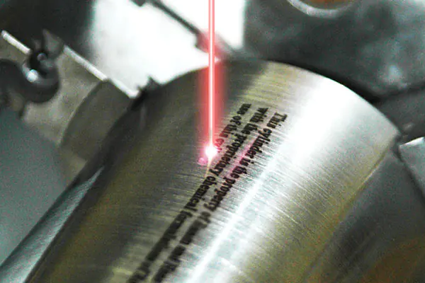 using laser marking for logos and serial numbers